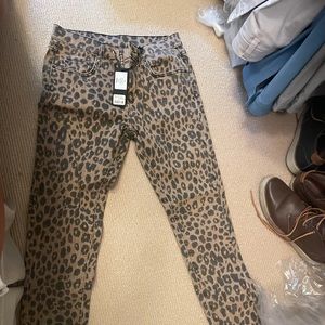 Carmar cheetah jeans
